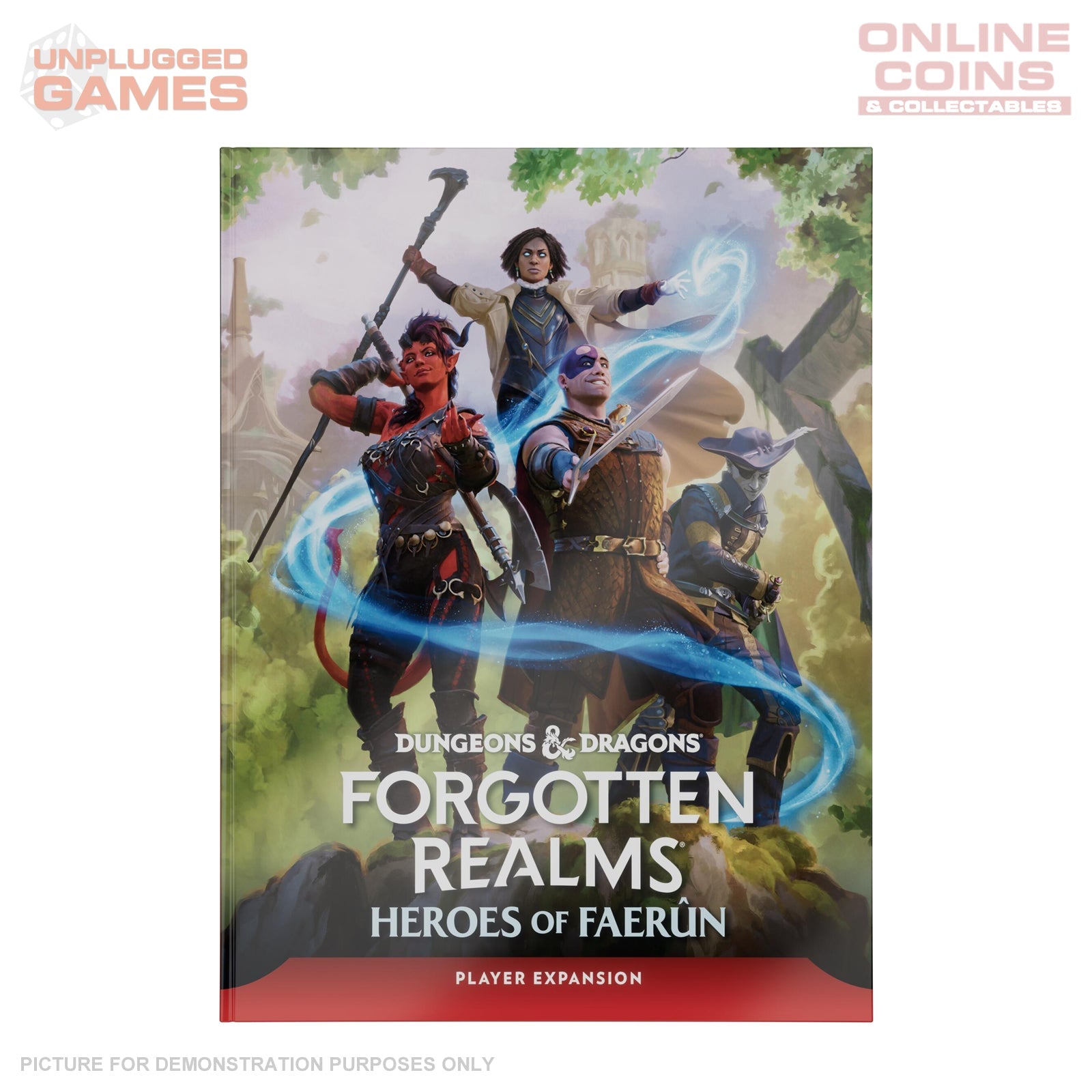 Dungeons & Dragons - Forgotten Realms - Heroes of Faerun Player Expansion - Hardcover Book - PREORDER